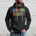 Halloween Dad Mom Daughter Costume Unicorn Security Hoodie Gifts for Him