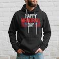 Happy Memorial Day Usa Flag American Patriotic Armed Forces Hoodie Gifts for Him