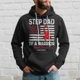 Heart Disease Survivor Support Step Dad Of A Warrior Hoodie Gifts for Him