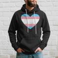Heart With Transgender Flag For Trans Pride Month Hoodie Gifts for Him