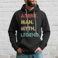 Herren Agent Mann Mythos Legende Hoodie Geschenke für Ihn