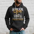 Herren Biker Opa Cooler Motorrad Fahrer Großvater Geschenk Hoodie Geschenke für Ihn