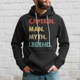 Herren Kapitän Mann Mythos Legende Hoodie Geschenke für Ihn