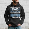 Homeschool Dad Kissing The Teacher Homeschooling Gift For Mens Hoodie Gifts for Him