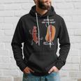 Hot Dog Comic Schwarzes Hoodie Oh My God, Are You Okay? Lustiges Design Geschenke für Ihn