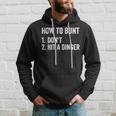 How To Bunt Dont Hit A Dinger Funny Baseball Softball Hoodie Gifts for Him