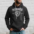 Hughes Shield Last Name Crest Matching Reunion Men Hoodie Gifts for Him