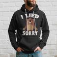 I Lied Sorry Funny Groundhog Day Brown Pig Gift V2 Hoodie Gifts for Him