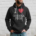 I Love Guinea Pigs - I Heart Guinea Pigs Hoodie Gifts for Him