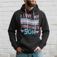I Love My Transgender Son Transsexual Trans Parents Dad Hoodie Gifts for Him