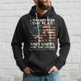 I Stand For The Flag And Kneel For The Cross Military Hoodie Gifts for Him