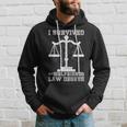 I Survived My Girlfriends Law Degree | Law Student Hoodie Gifts for Him