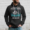 Ich Habe Zwei Titel Papa und Opa Hoodie, Lustiges Design für Großväter Geschenke für Ihn