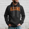 Illini Arch Athletic College University Alumni Style Hoodie Gifts for Him