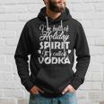 Im Full Of Holiday Spirit Its Called Vodka Men Hoodie Graphic Print Hooded Sweatshirt Gifts for Him