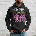 Introverted But Willing To Discuss 90S R&B Retro Style Music Hoodie Gifts for Him