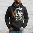 Junenth Freedom Black King Father Dad Men Son Brothers Hoodie Gifts for Him