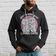 Just A Girl Who Loves Cats Cute Cat For Women Girls Hoodie Gifts for Him Just A Girl Who Loves Cats Cute Cat For Women Girls Hoodie Gifts for Him