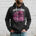 Just A Girl Who Loves Trucks Proud Trucker Girl Hoodie Gifts for Him