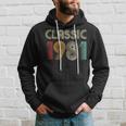 Klassisch 1981 Vintage 42 Geburtstag Geschenk Classic Hoodie Geschenke für Ihn