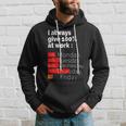 Labor Day For Men Women I Always Give 100 At Work Men Hoodie Graphic Print Hooded Sweatshirt Gifts for Him