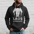 Laos Erawan 3 Headed Elephant Funny Laotian Gift Hoodie Gifts for Him