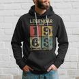 Legendär Seit 1963 Jahrgang 1963 Geburtstag Hoodie Geschenke für Ihn