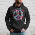 Love Peace 60Er 70Er Jahre Hippie Frieden Kostüm Tie Dye Hoodie Geschenke für Ihn