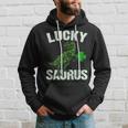 LuckyRex Saurus Clovers Shamrock St Patrick Day Gifts Hoodie Gifts for Him