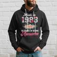Made In 1983 Floral 40 Year Old 40Th Birthday Gifts Women Hoodie Gifts for Him