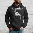 Mähditation Rasenmäher Gartenarbeit Lustig Rasenmähen Hoodie Geschenke für Ihn