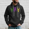 Mardi Gras Crawfish Jester Hat Bead New Orleans Gifts  Hoodie Gifts for Him
