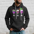 Mardi Gras Glass Of Wine Funny Drinking Wine For Men Women Hoodie Gifts for Him