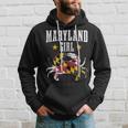 Maryland Girl Blue Crab Vintage Maryland Flag Pride Gift For Womens Hoodie Gifts for Him Maryland Girl Blue Crab Vintage Maryland Flag Pride Gift For Womens Hoodie Gifts for Him