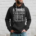 Mens 5 Things You Should Know About My Wife She Is My Queen V5 Hoodie Gifts for Him