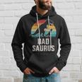 Mens Dadsaurus Dad Dinosaur Vintage For Fathers Day Hoodie Gifts for Him