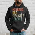 Mens Disc Golf Funny Husband Dad Legend Vintage Frisbee Sport Hoodie Gifts for Him