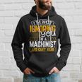 Mens Funny Machinist Operator Vintage Fathers Day Gift For Dad Hoodie Gifts for Him