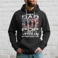 Mens Im A Dad Pop And A Veteran Fathers Day Gift Dad Pop Hoodie Gifts for Him