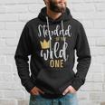 Mens Stepdad Of The Wild One 1St Birthday First Thing Matching Hoodie Gifts for Him