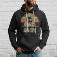 Mens The Dad Abides Retro Fathers Day Hoodie Gifts for Him
