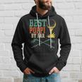Mens Vintage Best Poppi By Par Disc Golf Gift Dad Fathers Papa Hoodie Gifts for Him