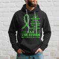 Mental Health Awareness Matters Green Ribbon I Am The Storm Hoodie Gifts for Him