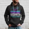 Mermaid Security Dont Mess With My Mermaid Dad Fathers Day Hoodie Gifts for Him