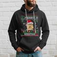 Merry Woofmas Goldendoodle Dog Funny Ugly Christmas Sweater Cool Gift Hoodie Gifts for Him