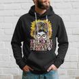 Messy Bun Uterus Support Hysterectomy Recovery Products Hoodie Gifts for Him