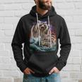 Monster Raccoon As Kraken Attack A War Ship At High Seas Hoodie Gifts for Him