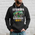 Monster Truck Family Matching Grandpa Of The Birthday Boy Hoodie Gifts for Him