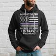 Month Of The Military Land Of Free Because My Daddy Is Brave Hoodie Gifts for Him