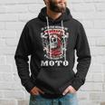 Motorrad-Enthusiasten Hoodie Totenkopf & Ich brauche keine Therapie Geschenke für Ihn